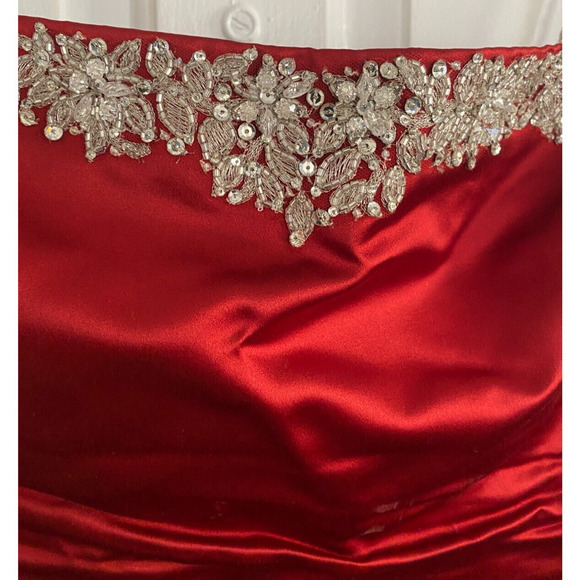 Vera Wang - Mother of bride/ Prom Formal SZ 10 Strapless Dress Elegant - Picture 3 of 4